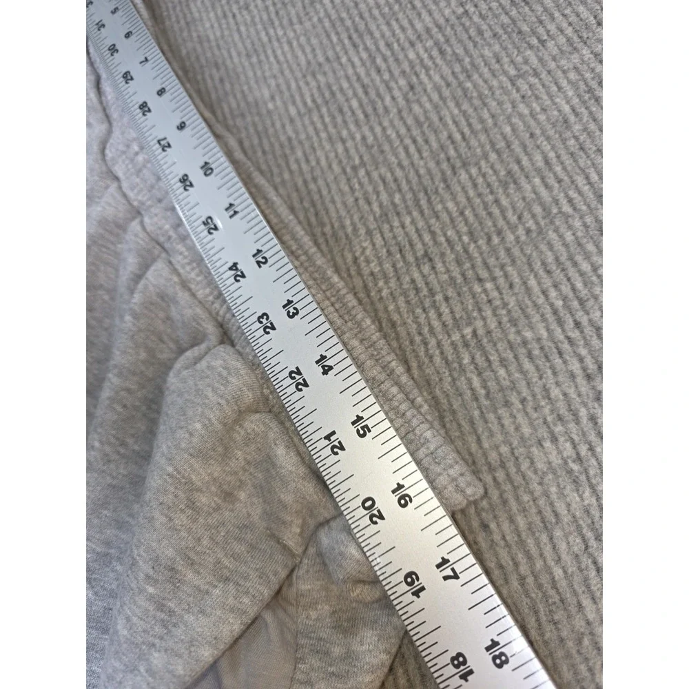 Adidas XL Stadium Fleece Heather Gray Speckled Badge Jogger Athletic Track Pant